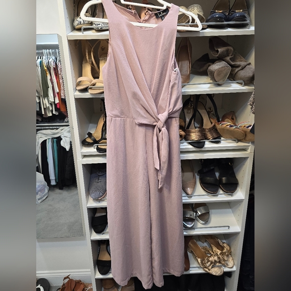 Lulu's On Track Mauve Midi Jumpsuit - Picture 2 of 3